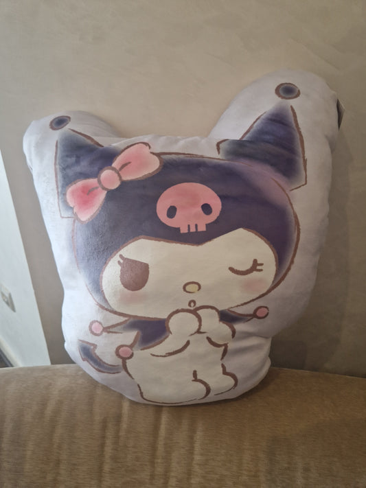 Kuromi Sanrio flauschiges Kopfkissen