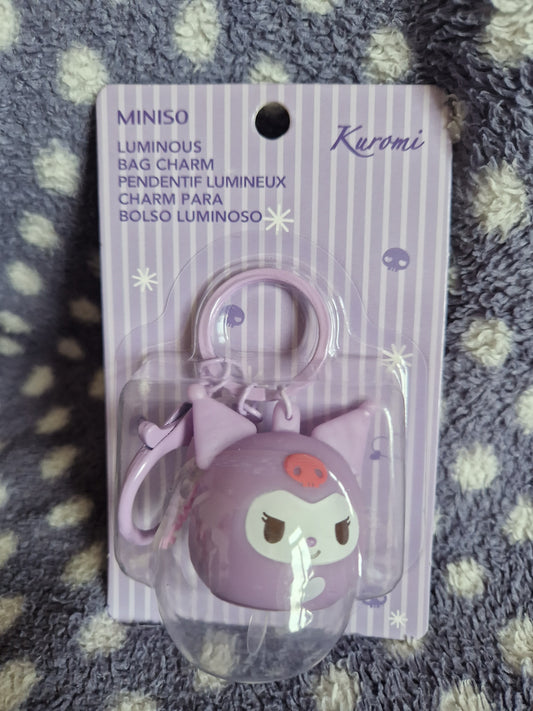 Kuromi Sanrio Luminous Schlüsselanhänger - Taschenanhänger