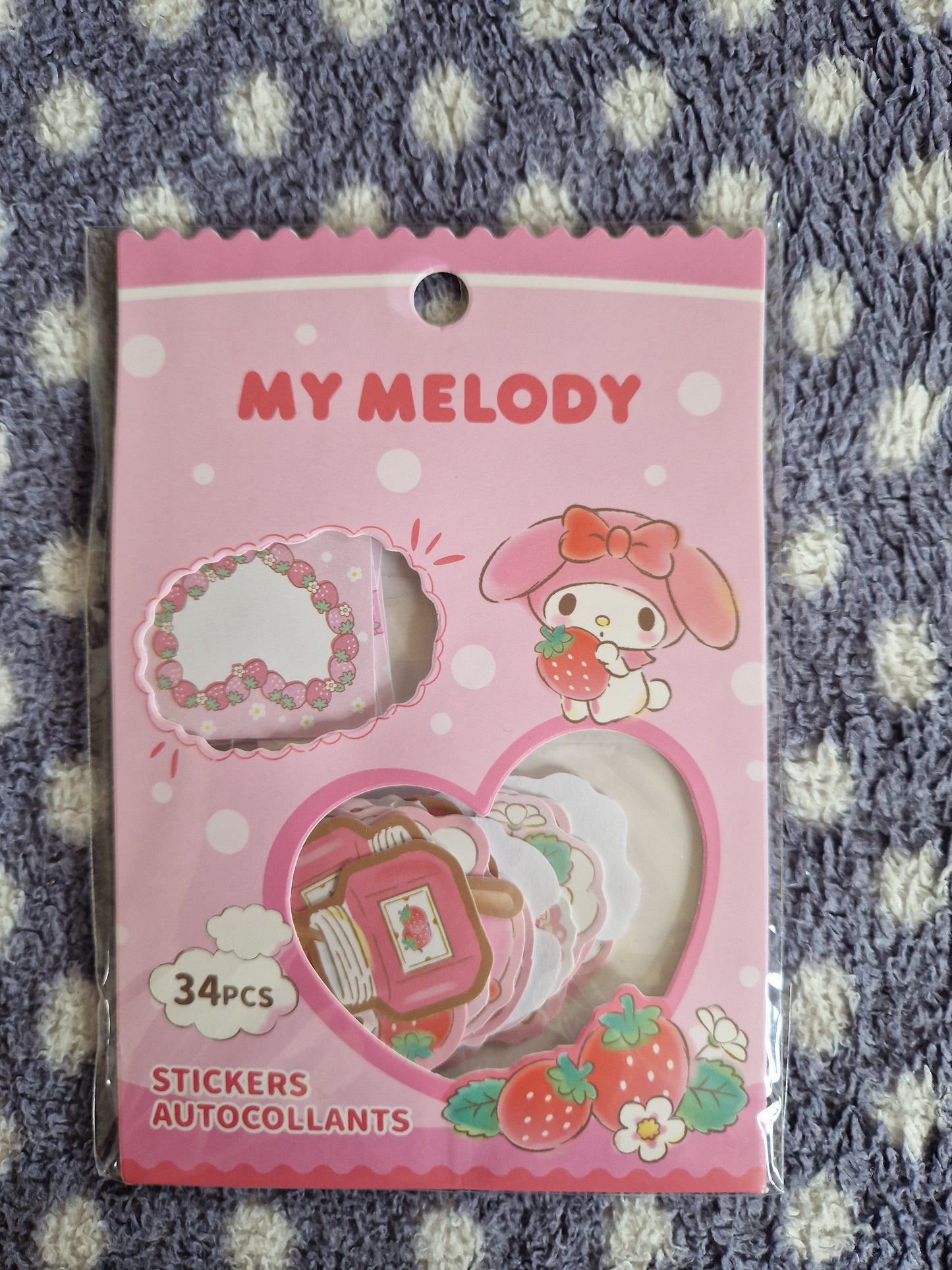 My Melody Sanrio Dekoration Aufkleber