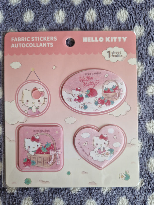 Hello Kitty Sanrio Stoffaufkleber
